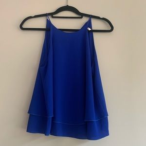 ELECTRIC BLUE TANK/BLOUSE